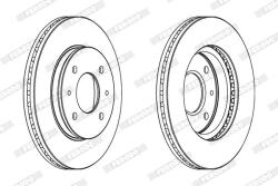 FERODO Disc frana FERODO PREMIER DDF391 (DDF391)