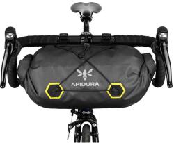Apidura - geanta bicicleta cu prindere pe ghidon, Expedition Handlebar Pack 14 litri - gri negru (api-BWM)