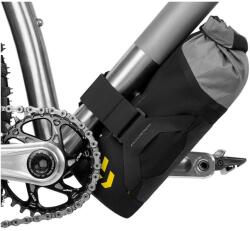 Apidura - geanta cadru bicicleta cu prindere in zona pedale Backcountry 2.0 Downtube Pack 1.8 litri - negru gri (api-DBM)