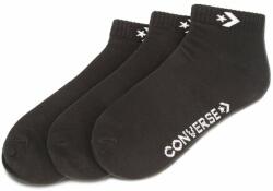 Converse Set de 3 perechi de șosete joase unisex E746B-3010 Negru