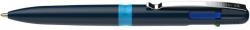 Schneider Pix SCHNEIDER Take 4, corp bleumarin/bleu, clema metalica - 4 culori (S-138003) - birotica-asp