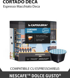 La Capsuleria Cortado Deka, 16 capsule compatibile Nescafe Dolce Gusto, La Capsuleria (DG17)