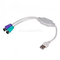 Akyga Adapter AK-AD-15 USB / 2x PS/2 (AK-AD-15) (AK-AD-15)