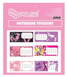 PULSE Girls füzetcímke, 30 db-os (6x5 ív) (COR_2021_220259)