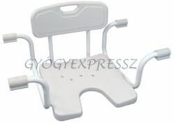  Fürdőkád ülőke - Állítható szélességű, higiéniai nyílással, támlával BOB (MG 6131)