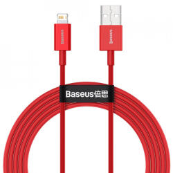 Baseus Cablu Baseus Superior USB - Lightning fast charging data cable 2, 4 A 2 m red (CALYS-C01)