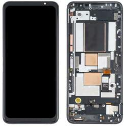 ASUS NBA001LCD1008420 Gyári Asus ROG Phone 5 ZS673KS fekete LCD kijelző érintővel kerettel előlap (NBA001LCD1008420)