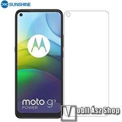 SUNSHINE Hydrogel TPU képernyővédő fólia - Ultra Clear, ÖNREGENERÁLÓ! - 1db, a teljes képernyőt védi - MOTOROLA Moto G9 Power