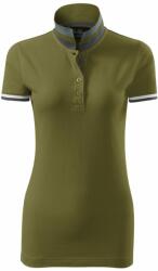 MALFINI Női galléros póló Collar Up - Avocado green | L (257A315)