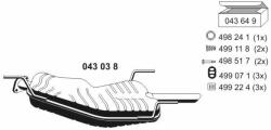 ERNST Toba esapament finala ERNST 043038 (043038) - automobilus