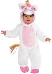 Amscan Costum pentru copii - Unicorn Mărimea - Cei mici: 12 - 24 luni Costum bal mascat copii