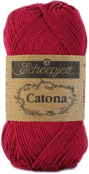 Scheepjes Catona 517 Ruby - rubinvörös pamut fonal