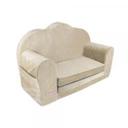 Klups Canapea extensibila Klups catifea beige V110 (85267)