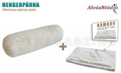 AlvásStúdió memory hengerpárna szett - Bamboo huzattal - matracasz