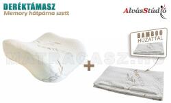 AlvásStúdió memory deréktámasz hátpárna szett - Bamboo huzattal - matracasz