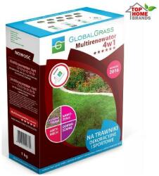 GlobalGrass sp. z o. o. ; Poland Тревна смеска GlobalGrass 4 в 1, мултиреновираща, за декоративни и спортни площи, 1 кг