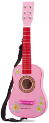 New Classic Toys Chitara roz cu flori (NC0348) - roua