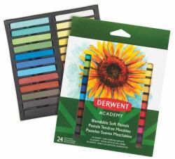 Derwent Set 24 creioane pastel soft Derwent Academy calitate superioara pentru artisti aspiranti (DW98216)