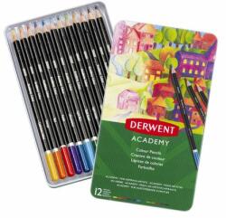 Derwent Set 12 creioane colorate Derwent Academy calitate superioara pentru artisti aspiranti (DW2301937)
