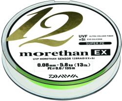 Daiwa Fir textil DAIWA MORETHAN X12 EX+SI LIME 012MM//10, 2KG/300M (D.12695.012)