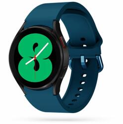  Okosóra szilikon szíj - Samsung Galaxy Watch 4 (40 / 42 / 44 / 46 mm) - türkiz kék szilikon szíj - tokgalaxis