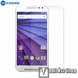 SUNSHINE Hydrogel TPU képernyővédő fólia - Ultra Clear, ÖNREGENERÁLÓ! - 1db, a teljes képernyőt védi - MOTOROLA Moto G3 (XT1540)