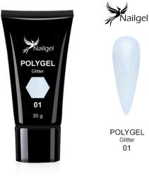  Polygel Glitter 001- 30 g