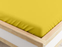  Cearsaf Jersey cu elastic pentru patut copii 70x140 cm galben