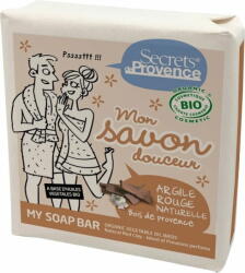 Secrets de Provence Bio szappan vörös agyaggal - 100 g
