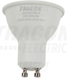TRACON Tracon SMDSGU105CW, Műanyag házas SMD LED spot fényforrás SAMSUNG chippel 230V, 50Hz, GU10, 5W, 420lm, 6500K, 120°, SAMSUNG chip, (SMDSGU105CW)
