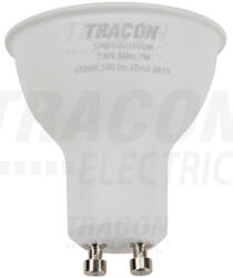 TRACON Tracon SMDSGU107CW, Műanyag házas SMD LED spot fényforrás SAMSUNG chippel 230V, 50Hz, GU10, 7W, 580lm, 6500K, 120°, SAMSUNG chip, (SMDSGU107CW)