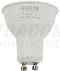 TRACON Tracon SMDSGU107W, Műanyag házas SMD LED spot fényforrás SAMSUNG chippel 230V, 50Hz, GU10, 7W, 530lm, 3000K, 120°, SAMSUNG chip, (SMDSGU107W)