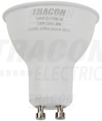 TRACON Tracon SMDSGU108CW, Műanyag házas SMD LED spot fényforrás SAMSUNG chippel 230V, 50Hz, GU10, 8W, 620lm, 6500K, 120°, SAMSUNG chip, (SMDSGU108CW)