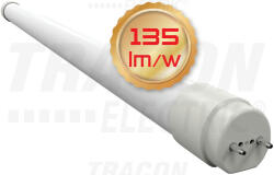 TRACON Tracon LT8GH15022NW, Üveg LED világító cső, opál burás 230 V, 50 Hz, G13, 22 W, 3000 lm, 4000 K, 200°, (LT8GH15022NW)