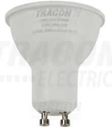 TRACON Tracon SMDSGU105NW, Műanyag házas SMD LED spot fényforrás SAMSUNG chippel 230V, 50Hz, GU10, 5W, 400lm, 4000K, 120°, SAMSUNG chip, (SMDSGU105NW)