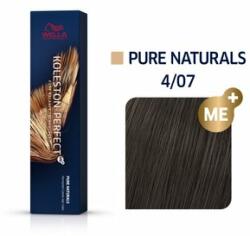Wella Koleston Perfect Me+ Pure Naturals vopsea profesională permanentă pentru păr 4/07 60 ml