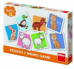 Dino Joc de memorie pentru copii Ferma vesela, 24 de carduri (621961)