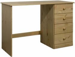vidaXL Birou cu 4 sertare, 110x50x74 cm, lemn masiv de pin (325530)