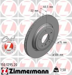 ZIMMERMANN Disc frana ZIMMERMANN COAT Z 150.1295. 20 (150.1295.20)