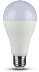 V-TAC Bec LED 15W, A65, E27, Thermoplastic 3000K (18597-)