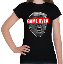 printfashion Game Over Trump Design - Női póló - Fekete (5334207)