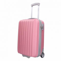 KROKOMANDER rózsaszín 2 kerekű kabinbőrönd (KR-1002-1P-rozsaszin-szurke)