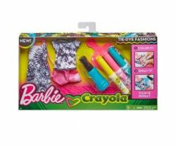 Mattel Barbie Crayola set de haine care se pot colora FPW12 Papusa Barbie