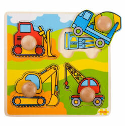 Bigjigs Toys Primul meu puzzle - Santierul de constructii - all-4-kids Puzzle