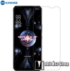 SUNSHINE Hydrogel TPU képernyővédő fólia - Ultra Clear, ÖNREGENERÁLÓ! - 1db, a teljes képernyőt védi - ASUS ROG Phone 5 / ROG Phone 5 Pro / ROG Phone 5 Ultimate