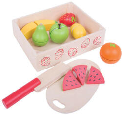 Bigjigs Toys Set fructe feliate (BJ472) - roua