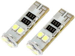 Carguard Bec auto led SMD Can Bus Carguard 12V T10 W2.1x9.5d 3W alb , led pozitie 2 buc. Kft Auto (GLB-CAN102)