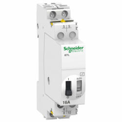 Schneider Electric Schneider A9C32116 ACTI9 iETL kiterjesztés, iTL és iTLI impulzusrelékhez, 2P, 16A, 24VAC, 12VDC (A9C32116)