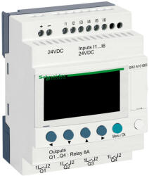 Schneider Electric Schneider SR2A101BD LCD kijelzős, 10 I/O, relés, 24VDC (SR2A101BD)