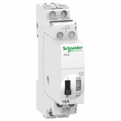 Schneider Electric Schneider A9C34811 ACTI9 iTLm impulzusrelé, folyamatos vezérlési funkcióval, 1P, 16A, 230-240VAC (A9C34811)